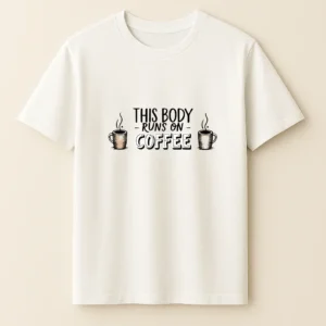 This Body Run On Coffee - Férfi