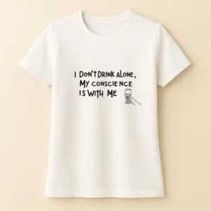 I Don't Drink Alone, My Conscience is With Me - Női