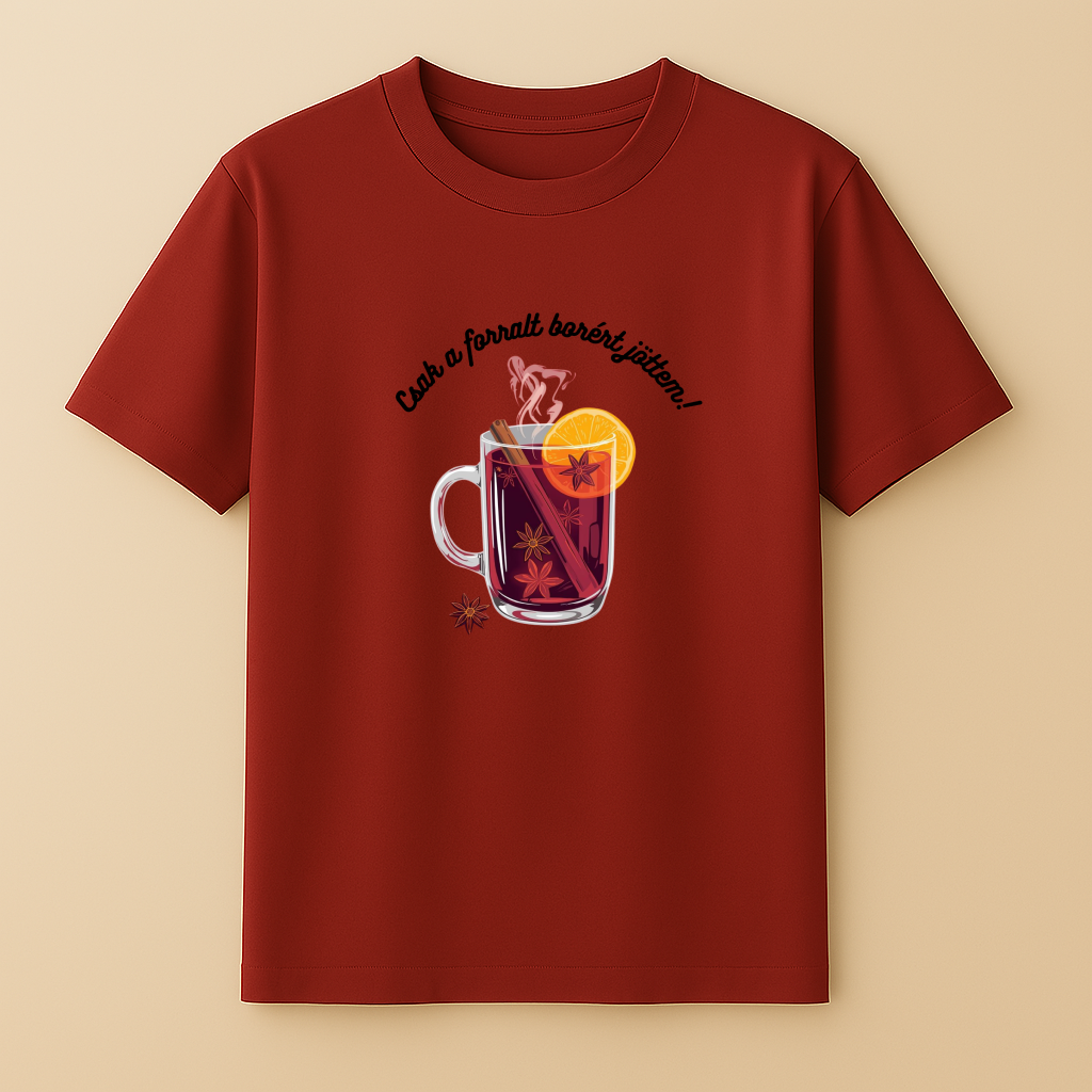 Csak a forralt borért jöttem! - Férfi